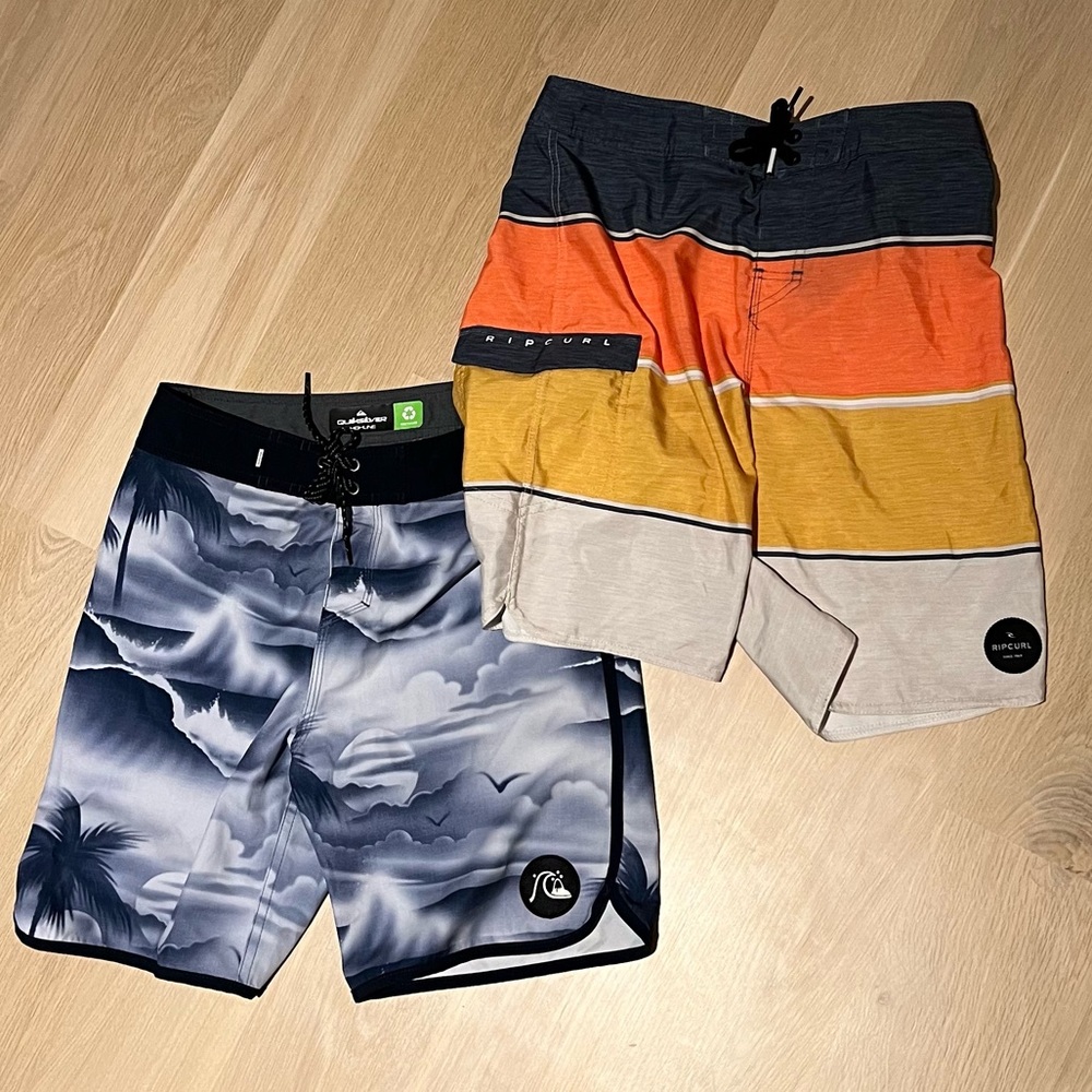 Quiksilver Highline and Ripcurl Boardshort